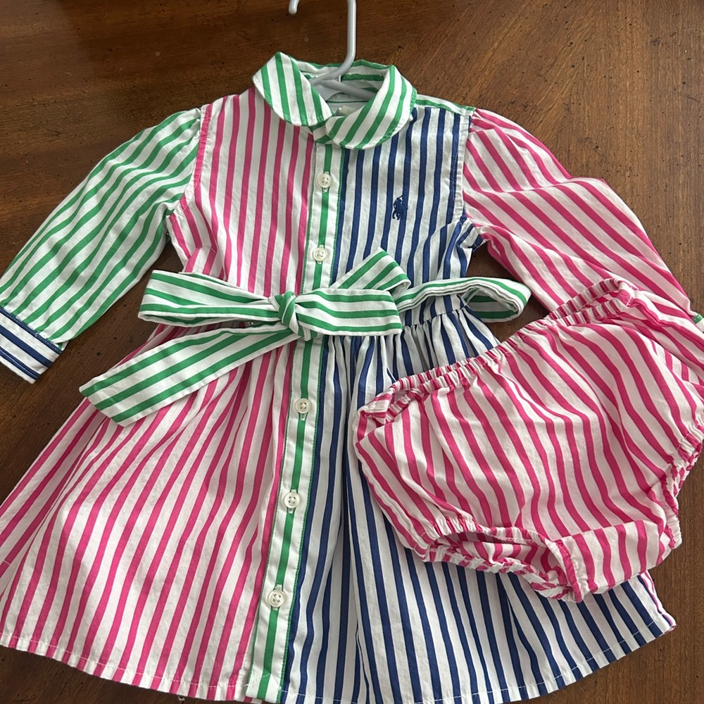 Ralph Lauren Multicolor Striped Dress
